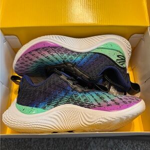 Under Armour Kids basketball shoes - Purple, Blue, Green